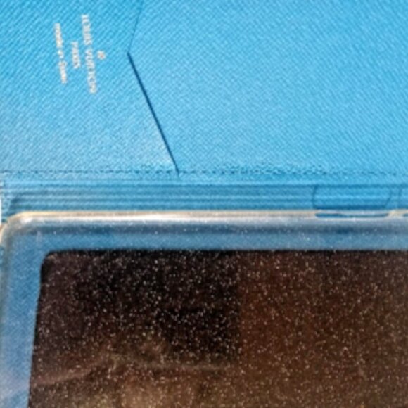 Authentic Louis Vuitton Iphone Case Blue Interior Designer Women's Phone Cover - Picture 8 of 11